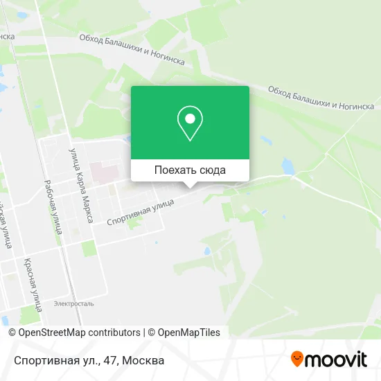 Карта Спортивная ул., 47
