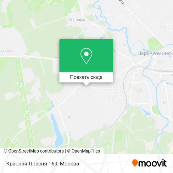 Карта Красная Пресня 169