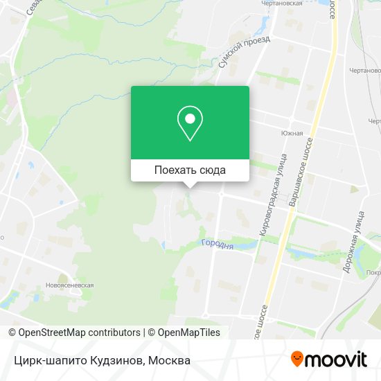 Карта Цирк-шапито Кудзинов