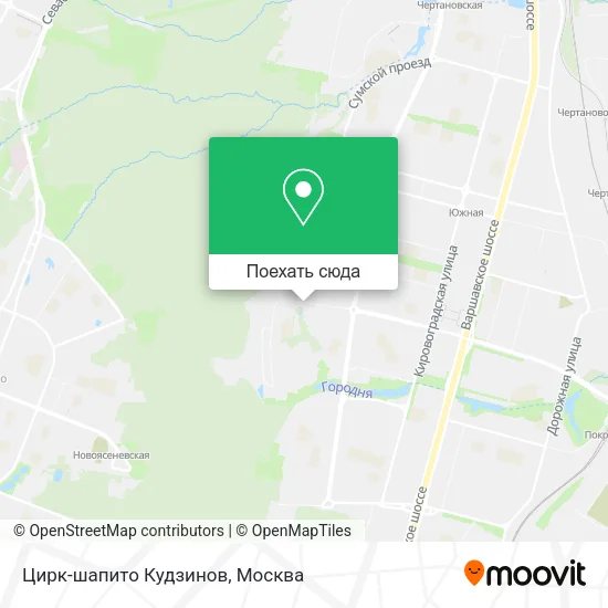 Карта Цирк-шапито Кудзинов