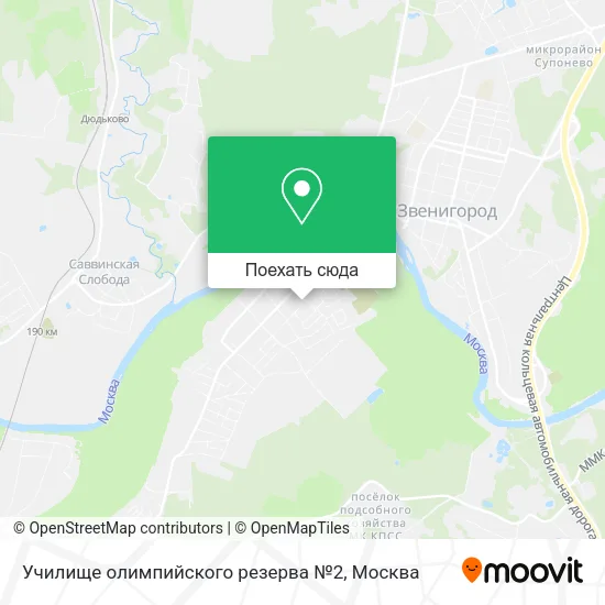 Карта Училище олимпийского резерва №2