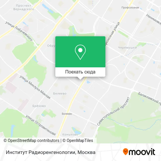Карта Институт Радиоренгенологии