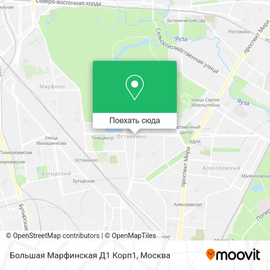 Карта Большая Марфинская Д1 Корп1