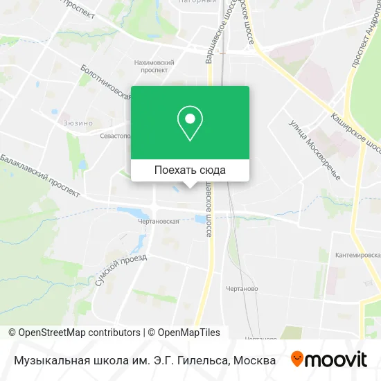 Карта Музыкальная школа им. Э.Г. Гилельса