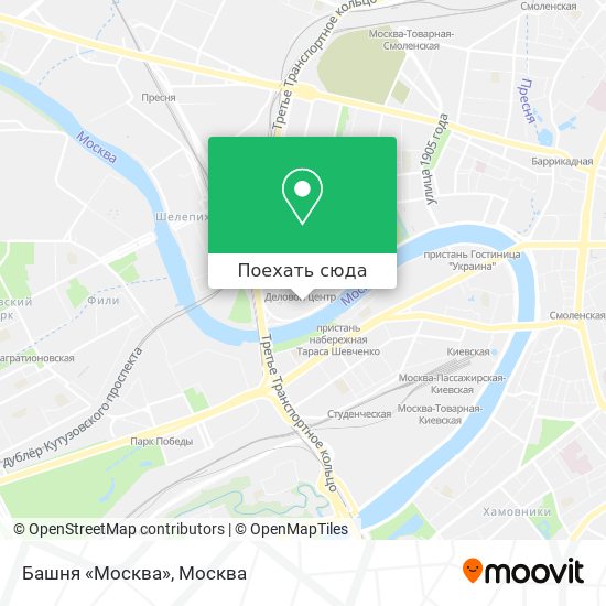 Карта Башня «Москва»