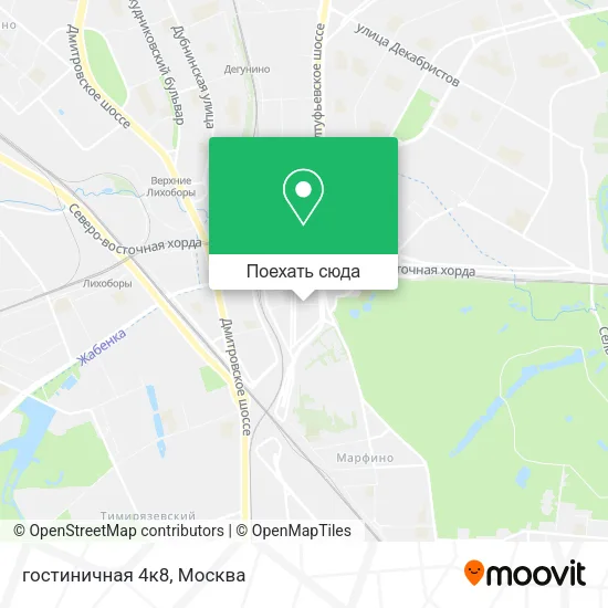 Карта гостиничная 4к8