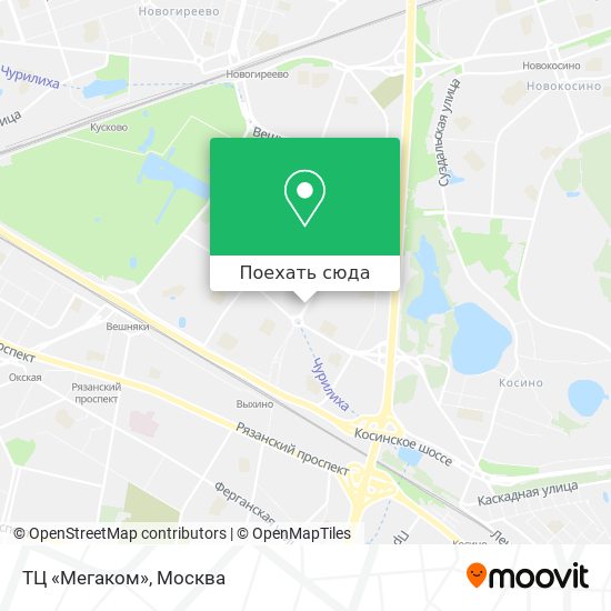 Карта ТЦ «Мегаком»