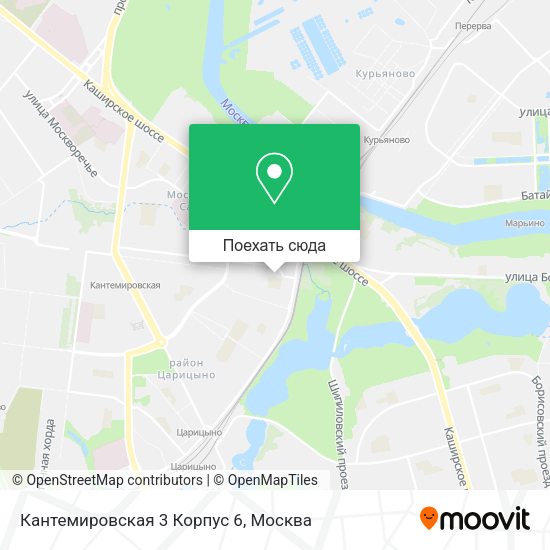 Карта Кантемировская 3 Корпус 6