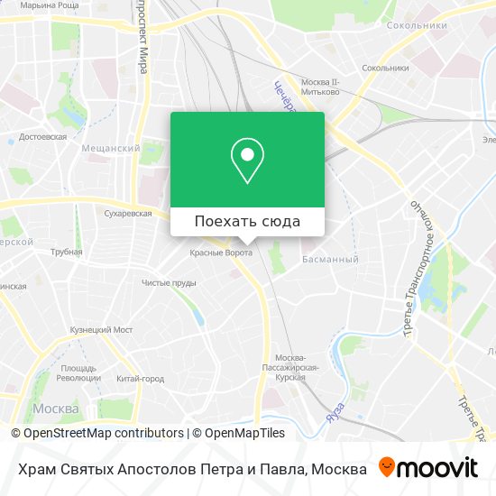 Карта Храм Святых Апостолов Петра и Павла
