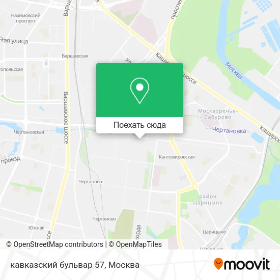 Карта кавказский бульвар 57