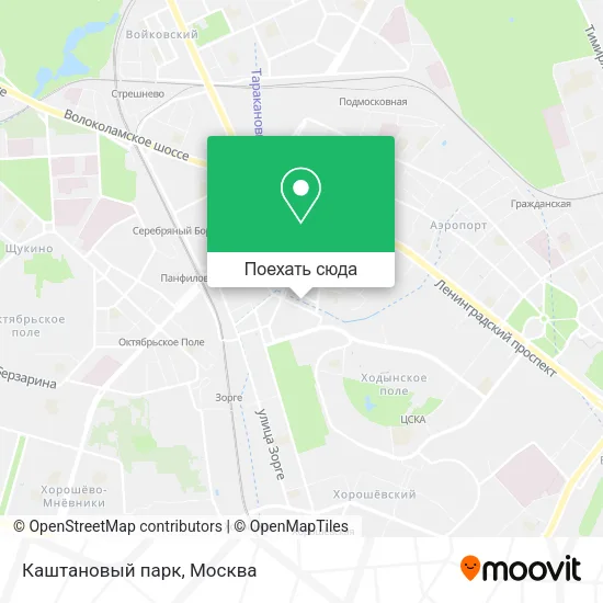 Карта Каштановый парк