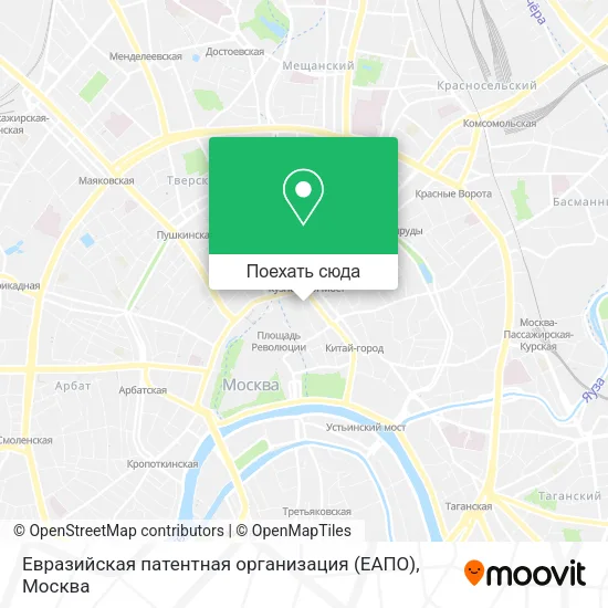 Карта Евразийская патентная организация (ЕАПО)