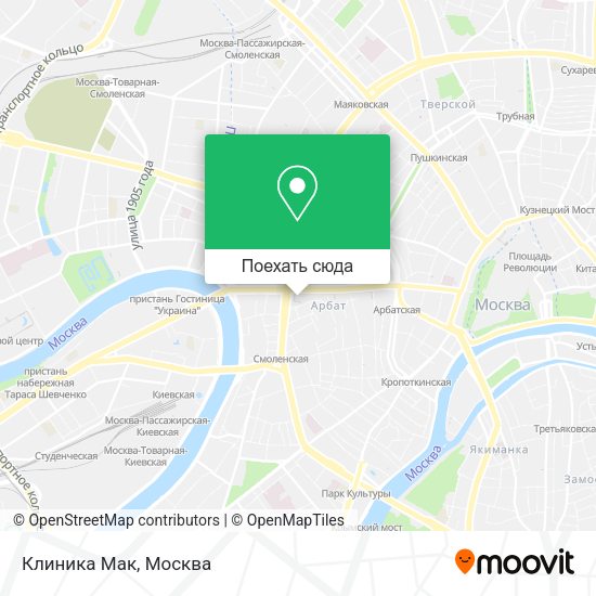 Карта Клиника Мак