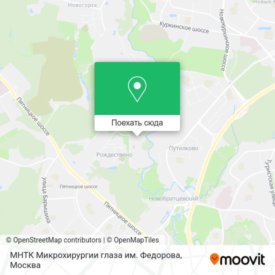 Карта МНТК Микрохирургии глаза им. Федорова