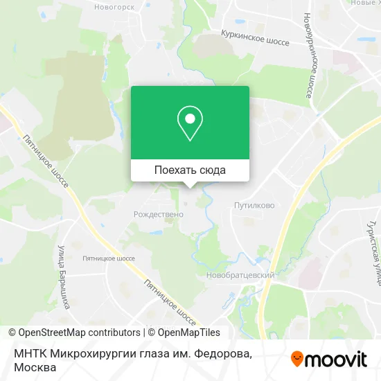 Карта МНТК Микрохирургии глаза им. Федорова