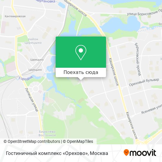 Карта Гостиничный комплекс «Орехово»