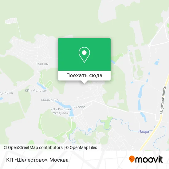 Карта КП «Шелестово»