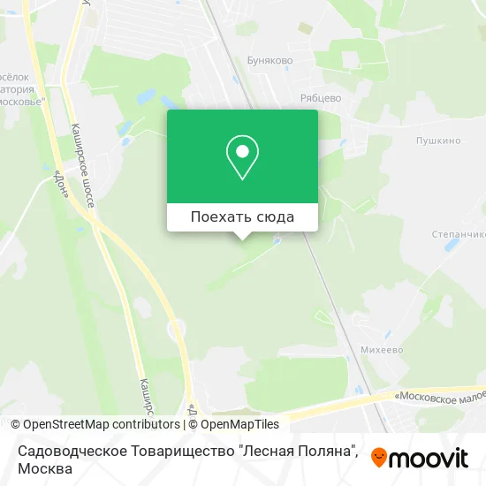 Карта Садоводческое Товарищество "Лесная Поляна"