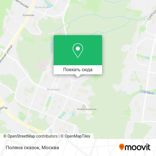 Карта Поляна сказок