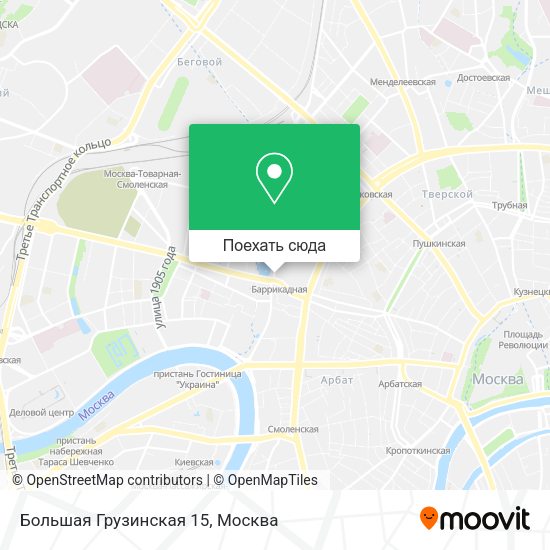 Карта Большая Грузинская 15
