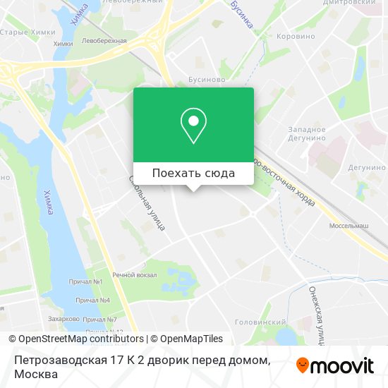 Карта Петрозаводская 17 К 2  дворик  перед домом