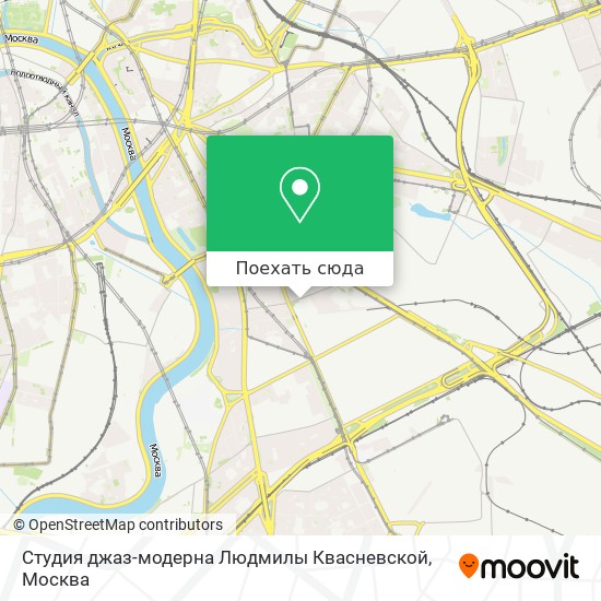 Карта Студия джаз-модерна Людмилы Квасневской