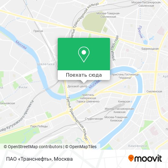 Карта ПАО «Транснефть»