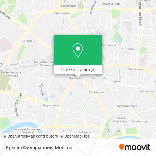 Карта Крыша Филармонии