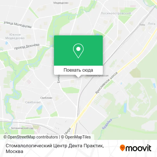 Карта Стомалологический Центр Дента Практик