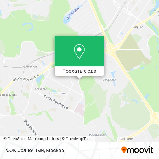 Карта ФОК Солнечный