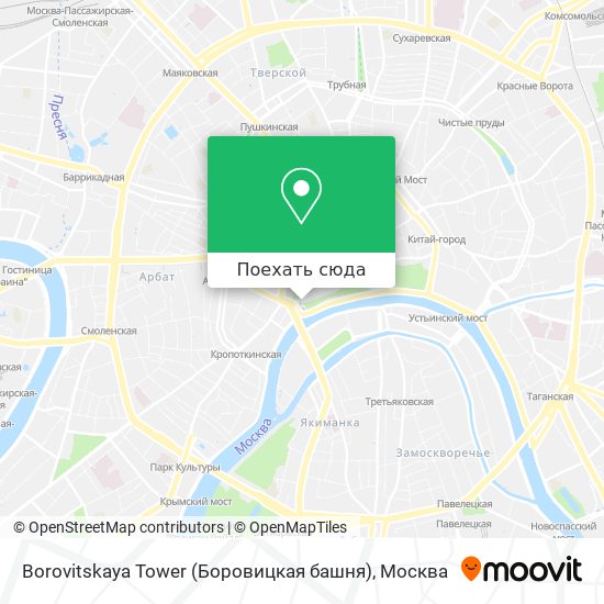 Карта Borovitskaya Tower (Боровицкая башня)
