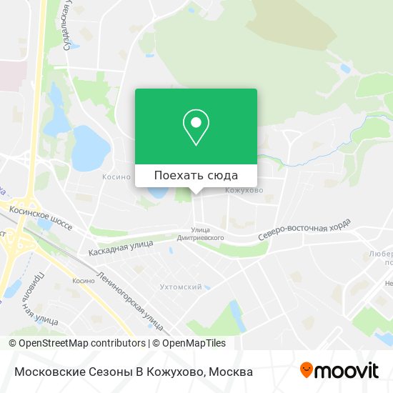Карта Московские Сезоны В Кожухово