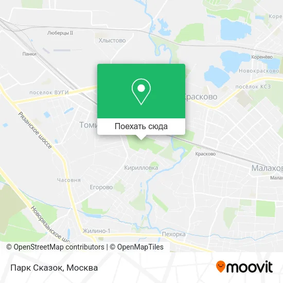 Карта Парк Сказок