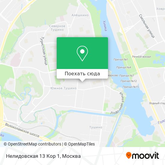 Карта Нелидовская 13 Кор 1
