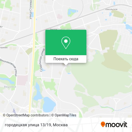 Карта городецкая улица 13/19