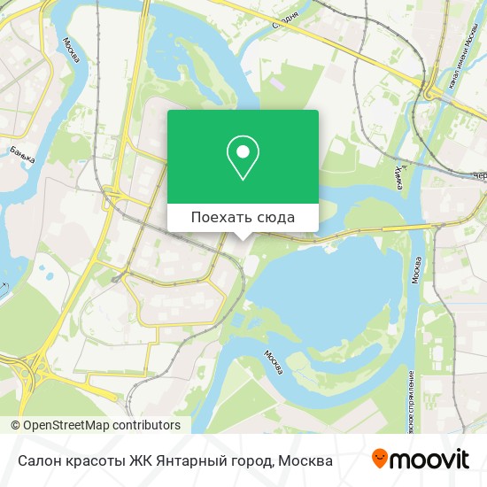 Карта Салон красоты ЖК Янтарный город
