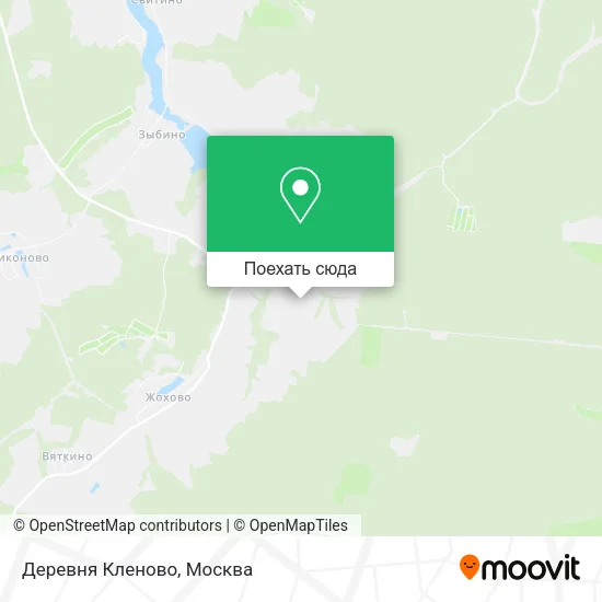 Карта Деревня Кленово