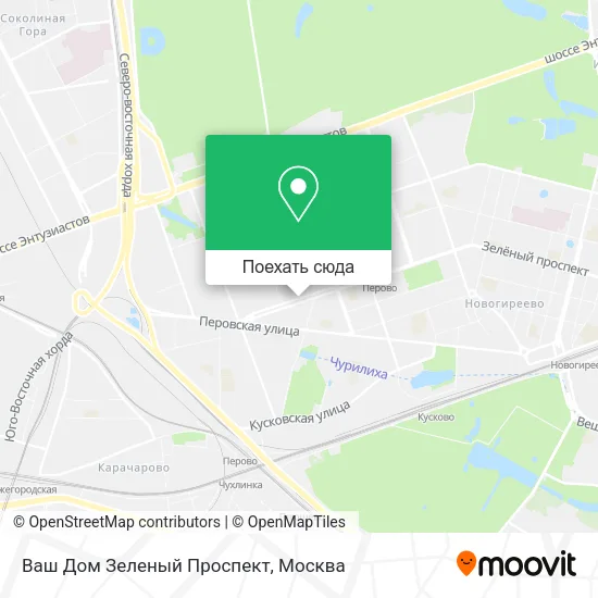 Карта Ваш Дом Зеленый Проспект