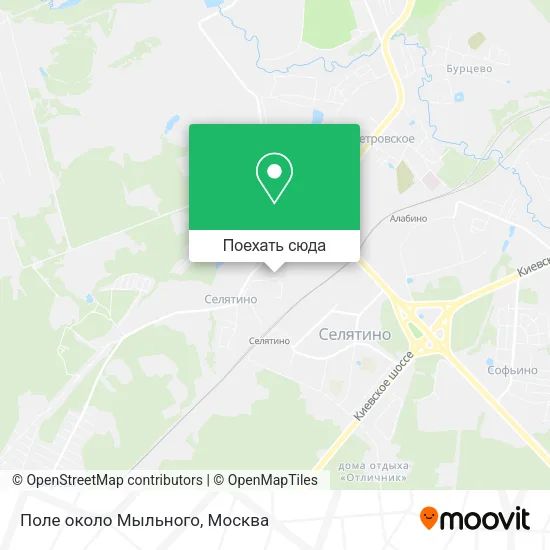 Карта Поле около Мыльного