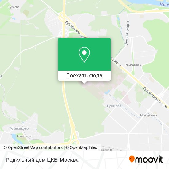Карта Родильный дом ЦКБ