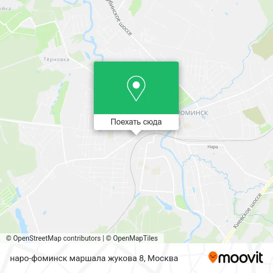 Карта наро-фоминск маршала жукова 8