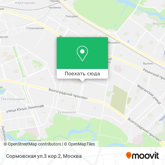 Карта Сормовская ул.3 кор.2