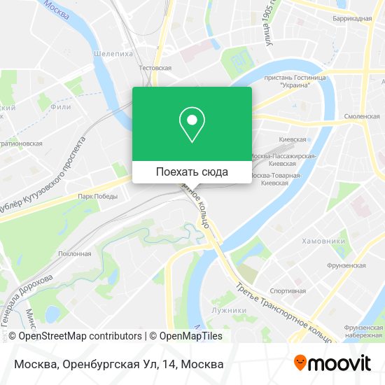 Карта Москва, Оренбургская Ул, 14
