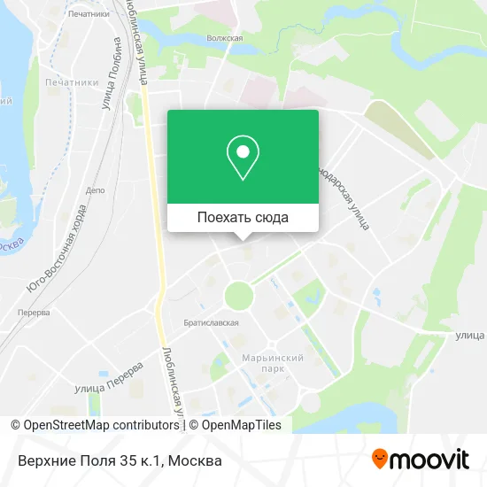Карта Верхние Поля 35 к.1