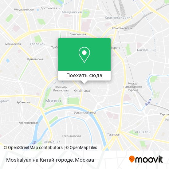 Карта Moskalyan на Китай-городе