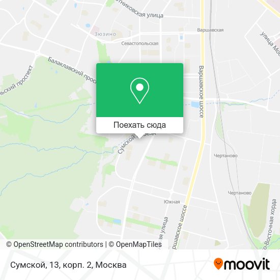 Карта Сумской, 13, корп. 2