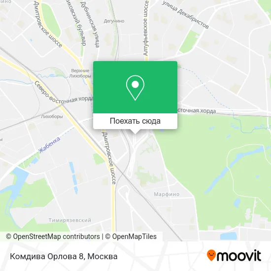 Карта Комдива Орлова 8