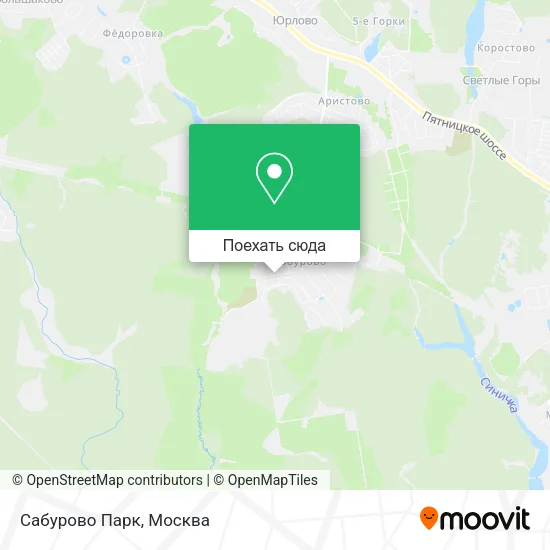 Карта Сабурово Парк