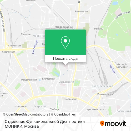 Карта Отделение Функциональной Диагностики МОНИКИ