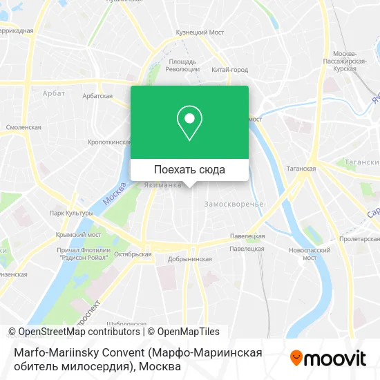 Карта Marfo-Mariinsky Convent (Марфо-Мариинская обитель милосердия)